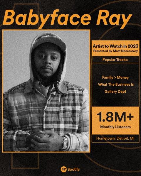 Babyface Ray Artists to Watch Social Asset