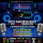 HOLLYWOOD MEDIA MIXER - LIVE 105.5 Mobile Radio in the house