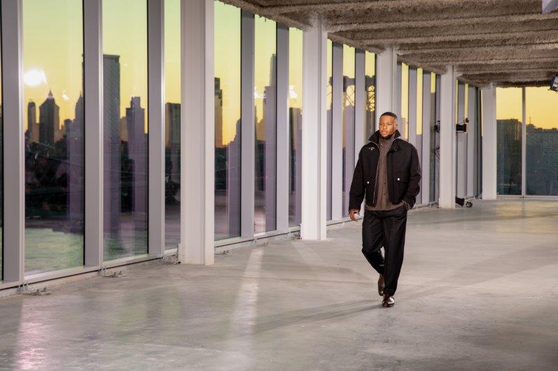 Saquon Barkley Makes Runway Debut at Hermès NYFW Show