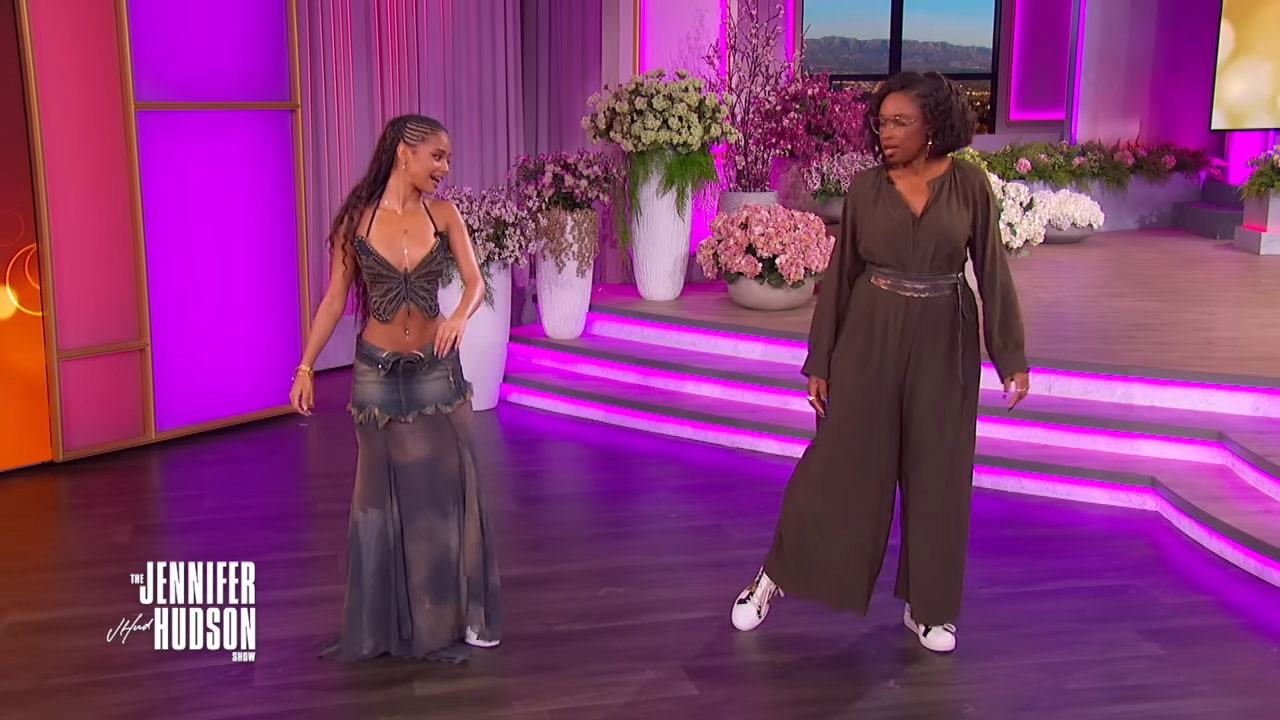 Tyla Shows Jennifer Hudson How to Do Viral "Water" Dance
