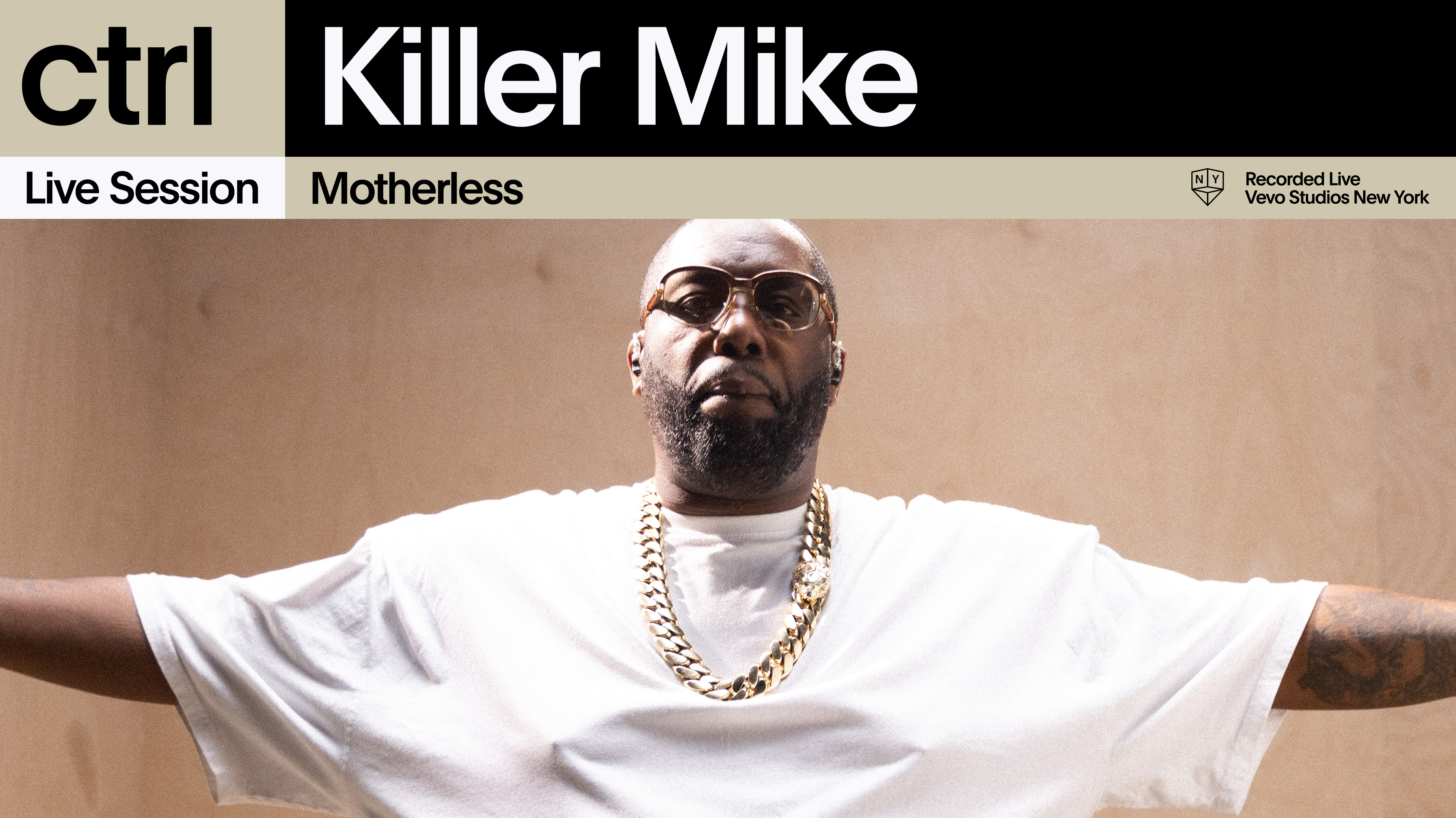 Killer Mike Takes Center Stage in Vevo's Ctrl Series with "Motherless" Performance