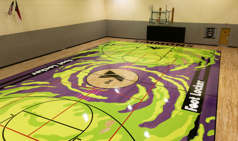 LaMelo Ball and PUMA Transform Charlotte Court with Colorful Unveil