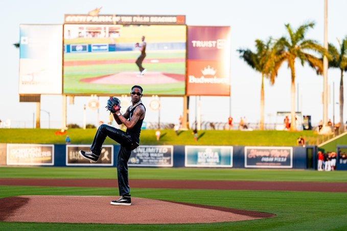 Travis Scott Joins Astros and Nationals for CACTI Park Ribbon-Cutting Ceremony