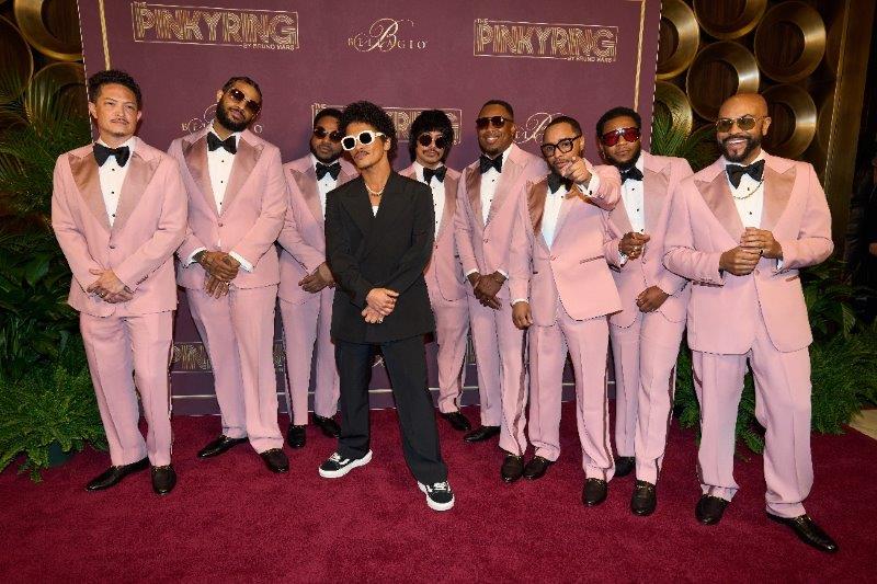 Bruno Mars Opens New 'The Pinky Ring' Lounge in Las Vegas