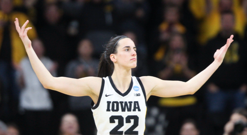 Caitlin Clark Drops Logo Three to Break NCAA Women's Scoring Record