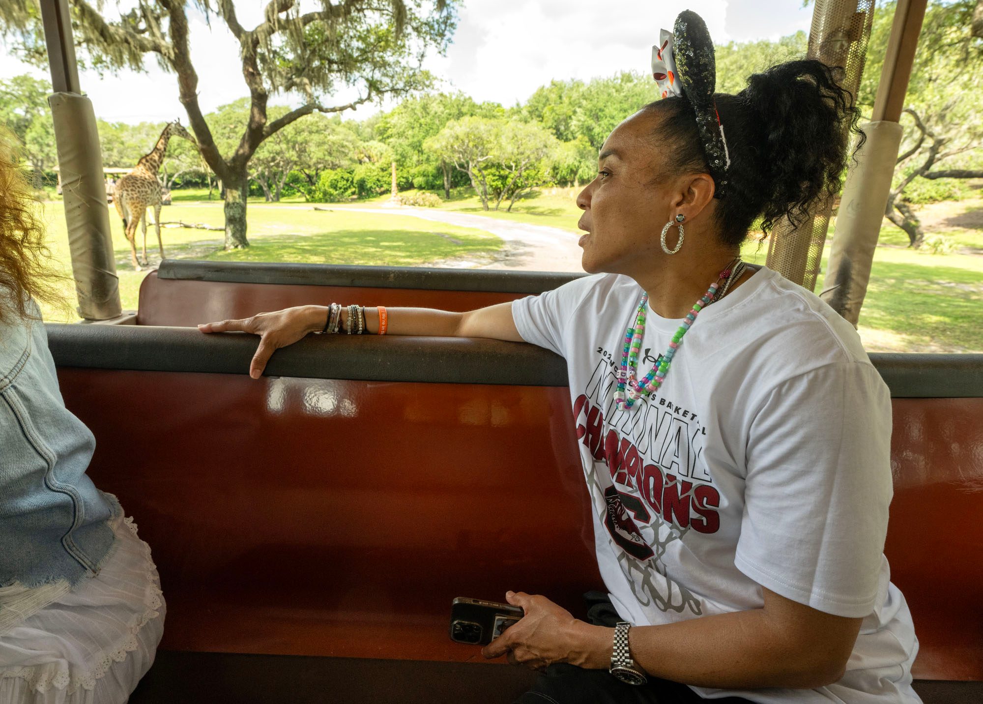 Dawn Staley Celebrates Historic Women’s College Basketball Nat