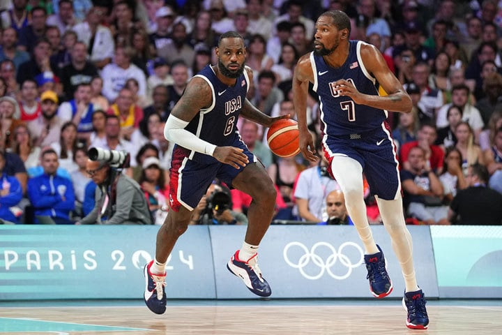 LeBron and Durant Lead Team USA to Victory Over Serbia in Group Phase Opener