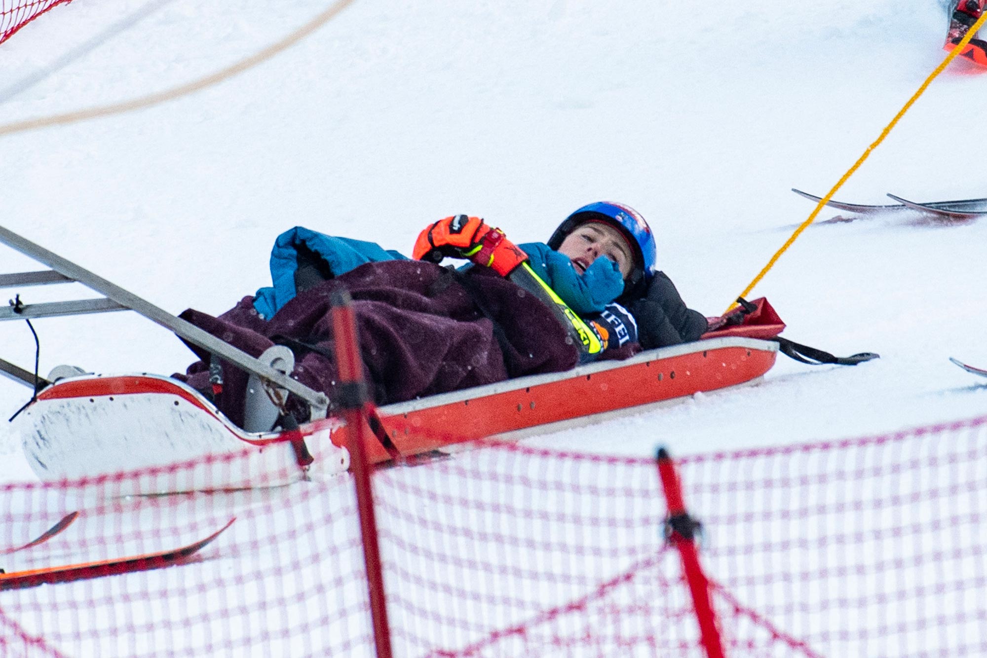 Mikayla Shiffrin Falls