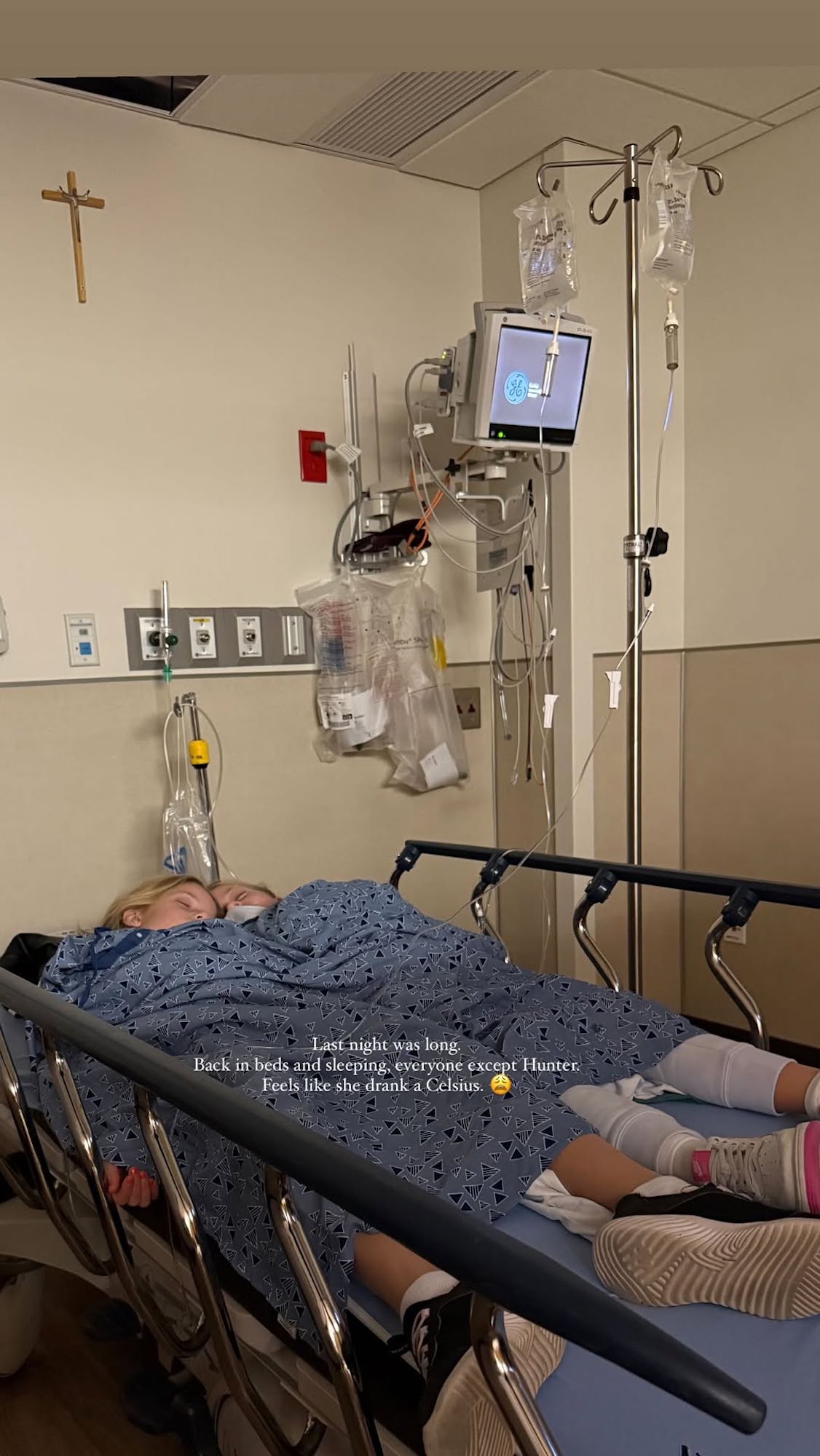 Kelly Stafford Takes Kids to Hospital After Joining Matt for NFL Playoffs