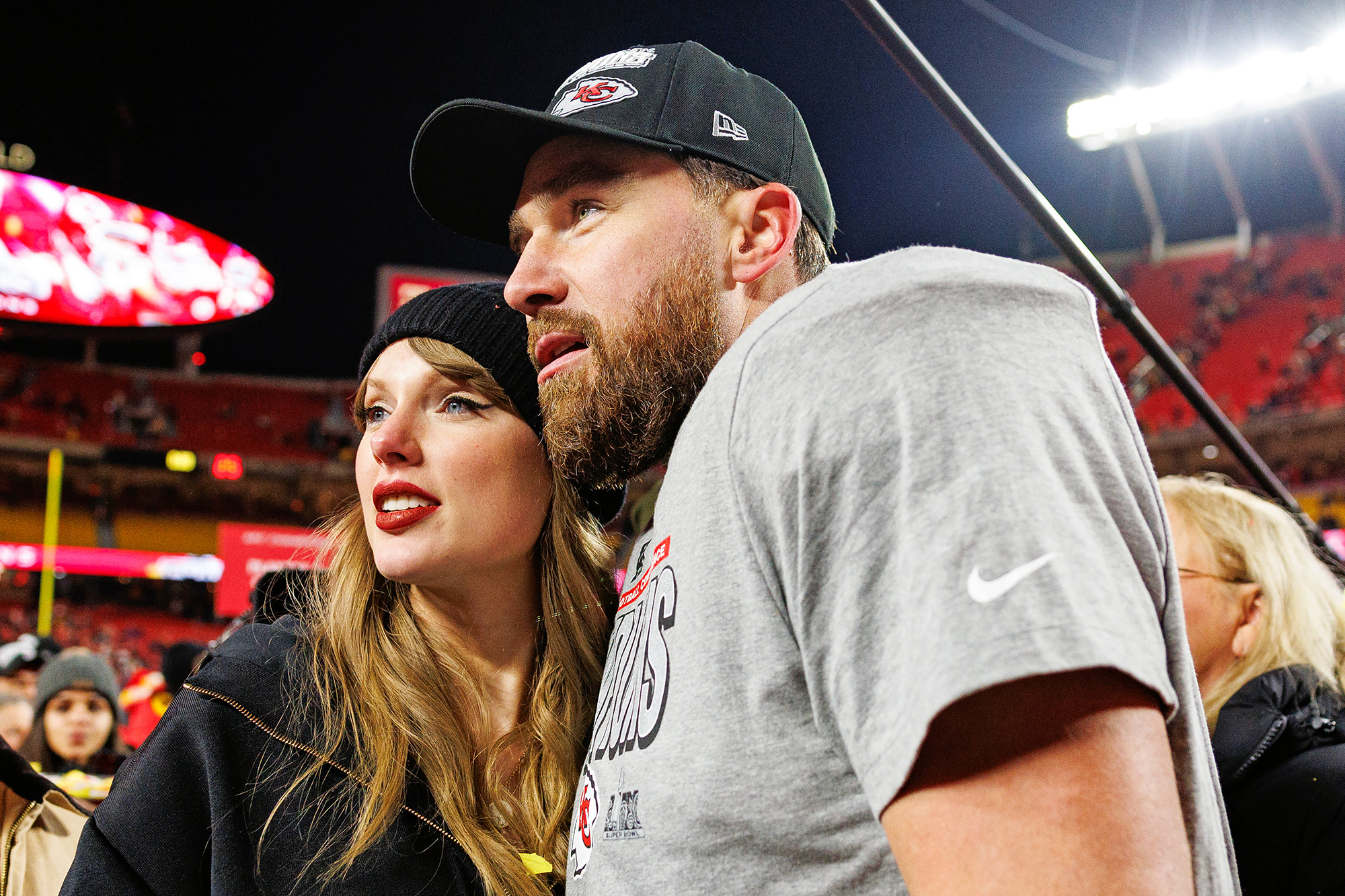 Every Question Travis Kelce Answered About His Relationship With Taylor Swift at Super Bowl 2025 Press Events