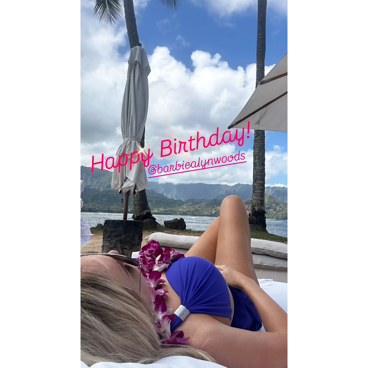 Mark Anderson Celebrates Girlfriend Barbara Alyn Woods
