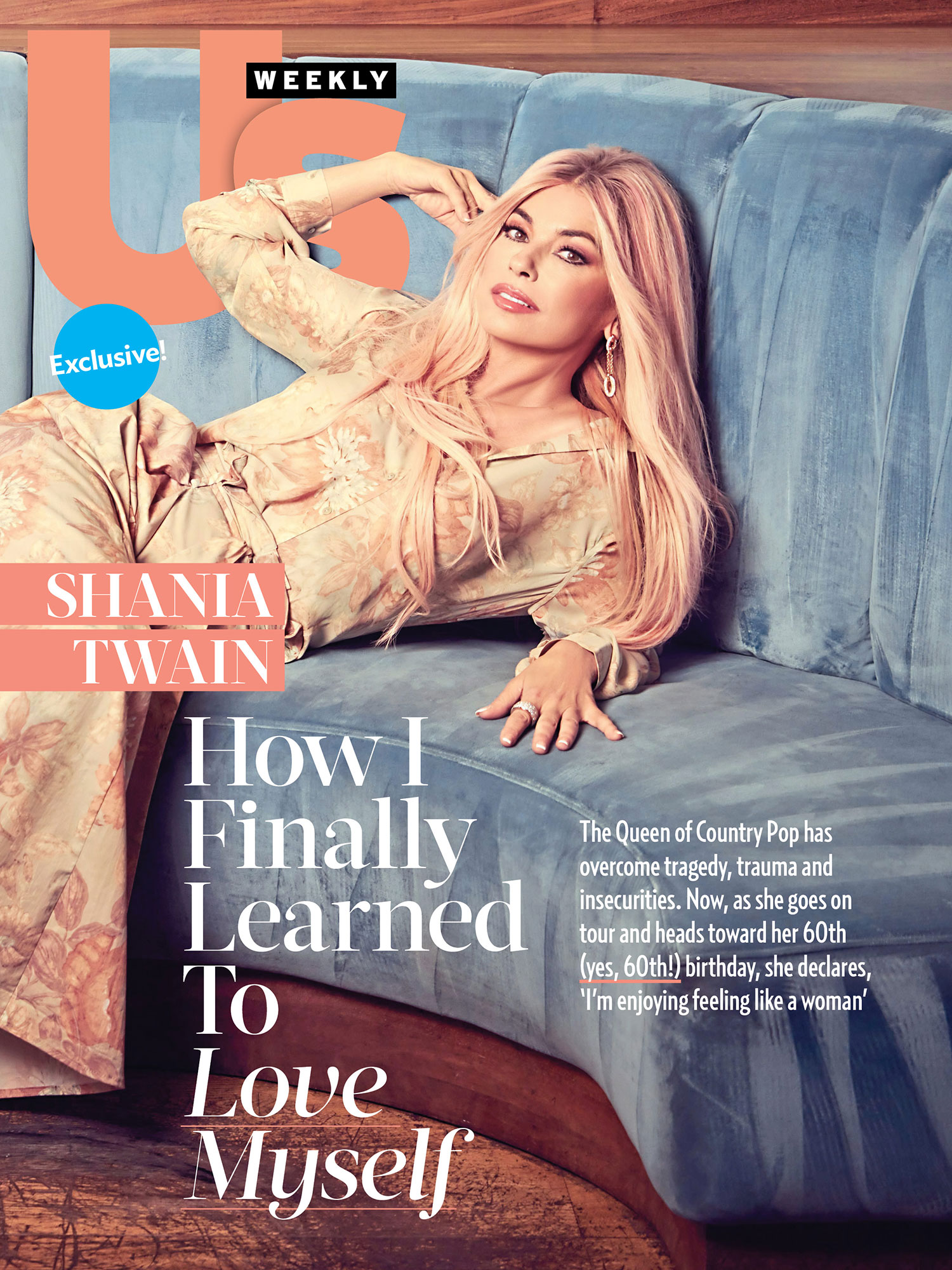 Shania Twain 2511 Us Weekly Cover No Chip