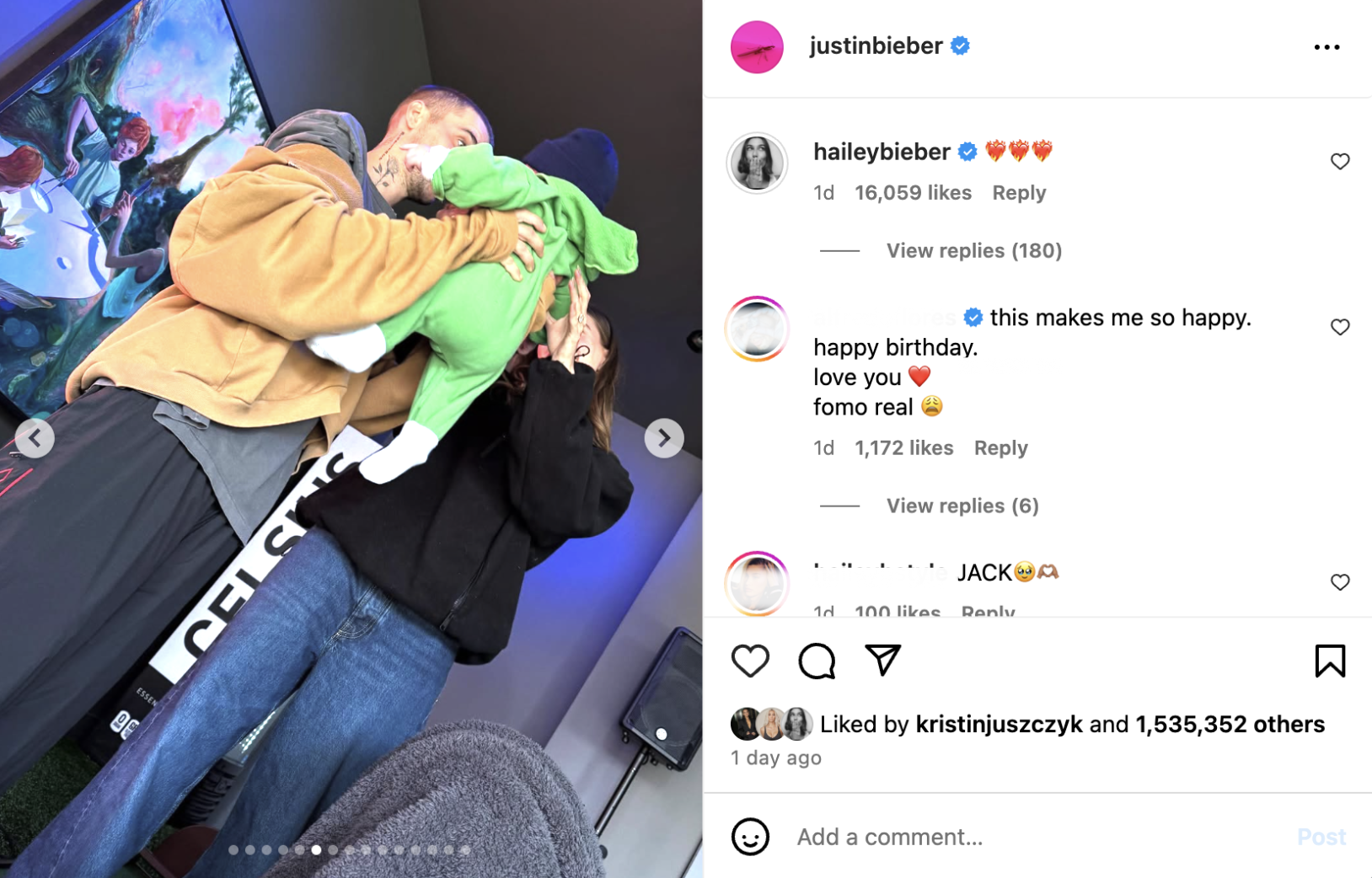 Justin and Hailey Bieber’s Son Is Getting ‘So Big’ In New Photos Shared By the Famous Parents